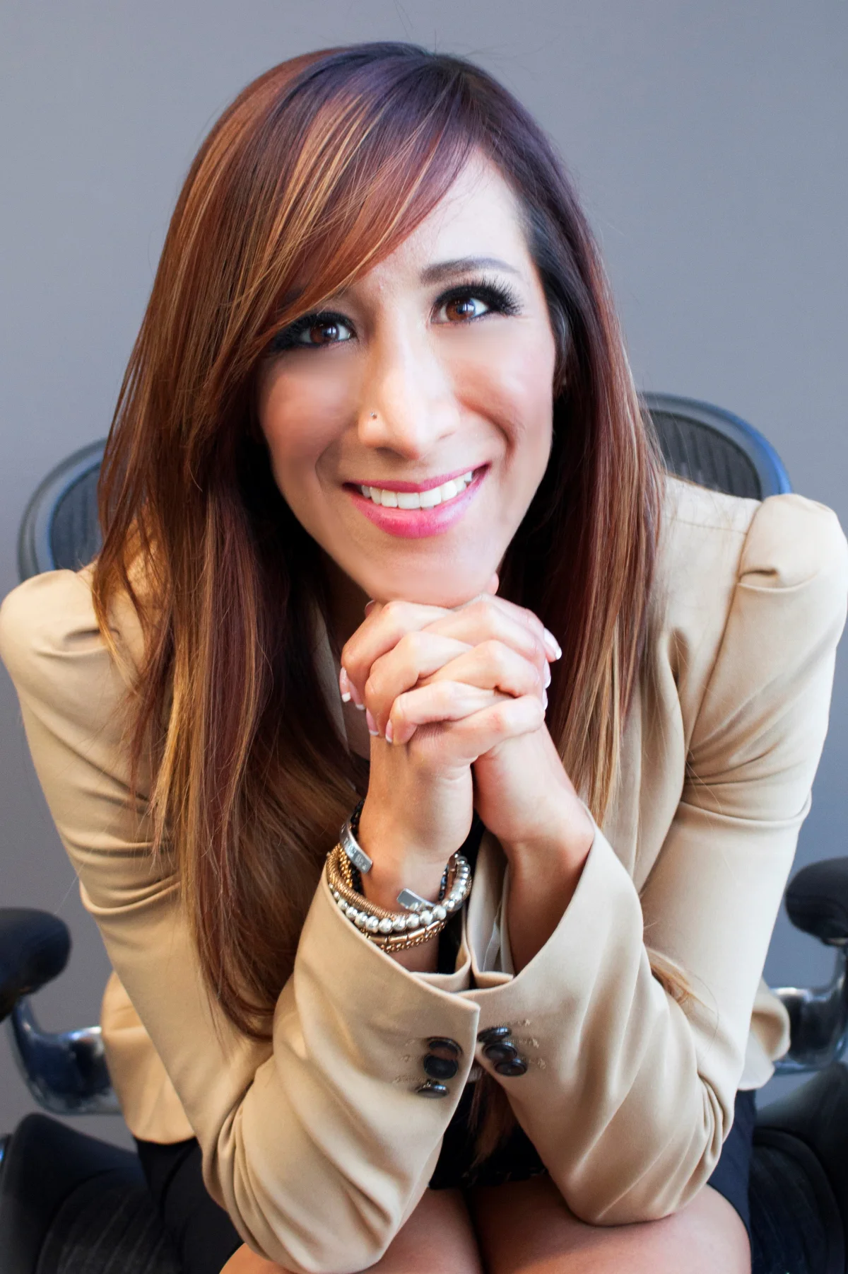 Fabiana Godínez en una conversación profesional